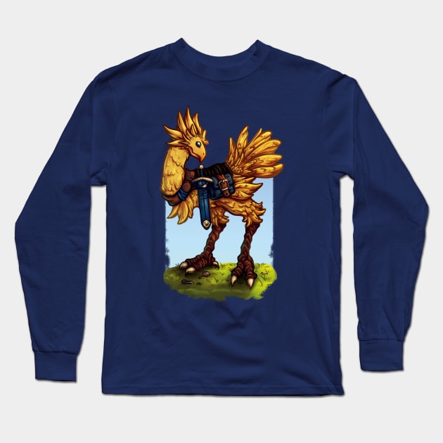 Chocobo Long Sleeve T-Shirt by Verethor